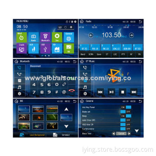 Car DVD Entertainment for Peugeot 4008 with GPS, Bluetooth and Radio Microsoft's Windows 8 Interface
